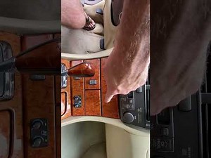 Lexus LS 430 touch screen replacement removal explanation part 2