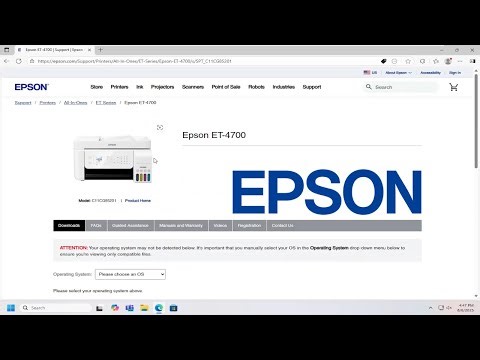 How To Install and Setup Epson EcoTank ET-4700 Printer [Guide]