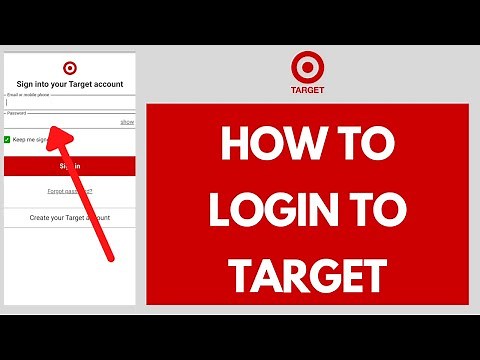 Target Login 2021: How to Login to Target? | Target.com Login Sign in