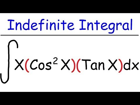 Indefinite Integral