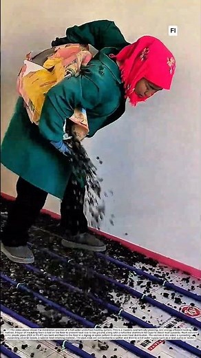 Install underfloor heating system