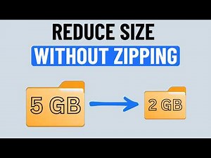 How to Compress Large Files and Folders on Windows 11 (Without Zipping Them)