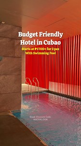 15K views · 135 reactions | Budget Friendly Hotel in Cubao. With Swimming Pool ✨ Red Hotel, Cubao, Quezon City https://tinyurl.com/RedHotelCubao Discount Code: Klook: 헠헔헖헞헞헟헢헢헞 #MackMamplata #RedHotel #Cubao #QuezonCity | Mack Mamplata | Facebook