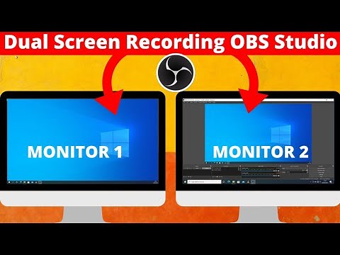 Dual Screen Recording OBS Studio | How To Record 2 Screens At The Same Time In OBS Studio EASY