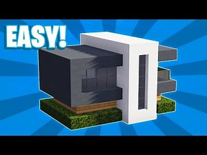 Minecraft Modern House Tutorial ! Best Modern House For Survival!