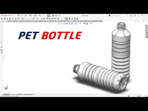 How to Draw a Realistic PET Bottle with SolidWorks