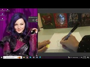 How to draw Mal from Descendants