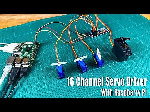 How to use the 16-channel PWM servo motor driver with Raspberry Pi board #sritu_hobby #raspberrypi