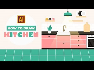 HOW TO DRAW A KITCHEN IN ADOBE ILLUSTRATOR