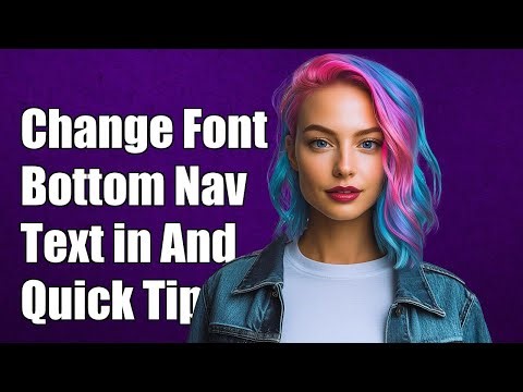How to Change Font Family of Bottom Navigation Bar Text in Android