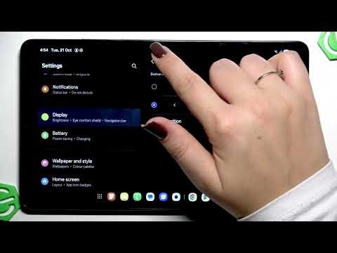 SAMSUNG Galaxy Tab A11 LTE – How to Enable Gesture Navigation