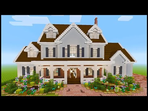 Minecraft: How to Build a Large Suburban House 2 | PART 2