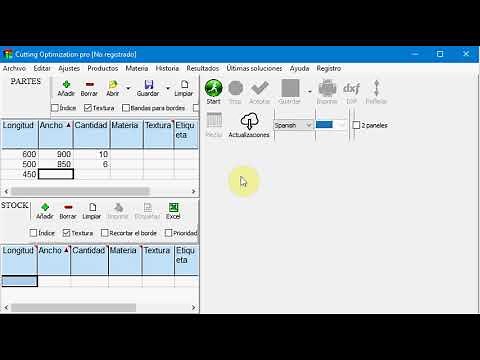 Cutting Optimization pro 5 - Versión en español