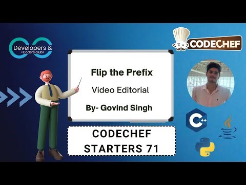 Flip the Prefix | Codechef Starters 71 | Codechef | DCC NIT-A