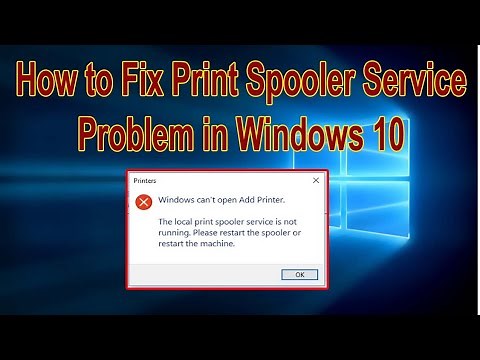 How To Fix Print spooler service not running in windows 10 or 11 || How to restart printer Spooler
