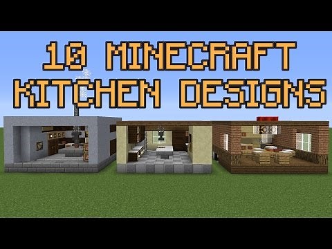 10 Minecraft Kitchen Designs