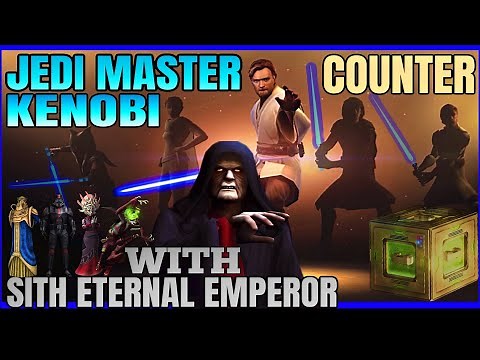 [5v5] JEDI MASTER KENOBI (JMK) COUNTER w/SITH ETERNAL EMPEROR SQUAD - SWGOH