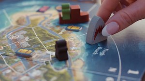 Play JAWS as a suspenseful table top strategy game. One player menaces the island of Amity as the three-ton great white, while the other players go on the hunt as Brody, Hooper and Quint. Start your game on Amity Island and finish on The Orca! 🦈⚓ https://www.johnlewis.com/ravensburger-jaws-board-game/p4197073?searchTerm=jaws | Jaws