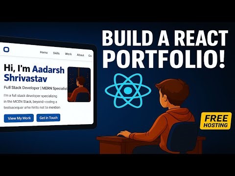 🎬 Build a Modern Portfolio Website in React | Framer Motion + Tailwind CSS + Light/Dark Mode