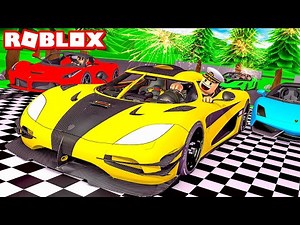 RACING with the ULTIMATE SUPER CAR in ROBLOX