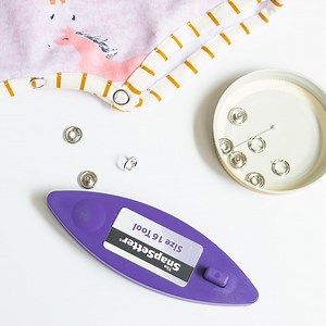 How to set snaps: the no-sew notion of dreams - Elizabeth Made This