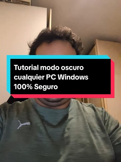 Tutorial para Activar Modo Oscuro en Windows