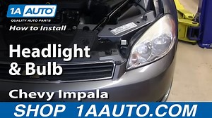 How to Replace Headlight 2006-13 Chevy Impala Sedan