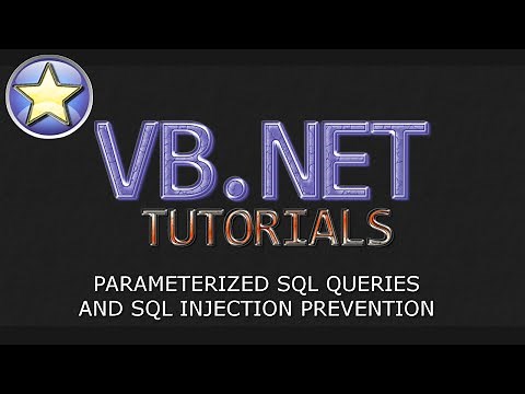 VB.NET Database Tutorial - Prevent SQL Injection With Parameterized Queries (Visual Basic .NET)