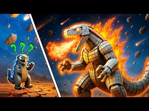 Evolution of Lego Godzilla Monsters Size Comparision - Ulitmate Titans Monsterverse Building