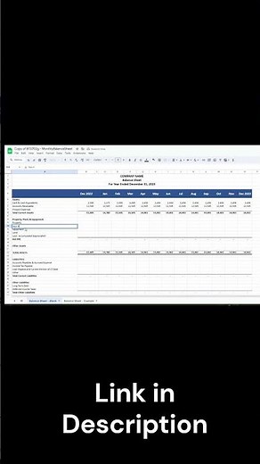 How to Make an Income Statement for Small Business | Google Sheets Template #smallbusiness
