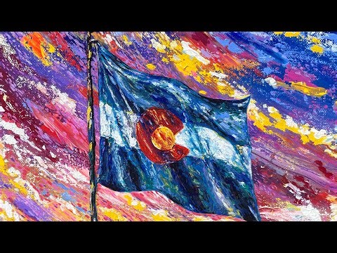 Painting the Colorado Flag & Sharing 5 Reasons I love it here 💚