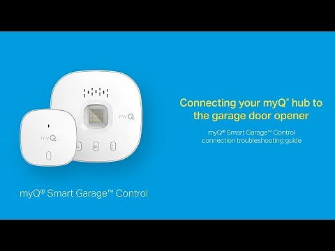 Troubleshooting Guide for Connecting your myQ Smart Garage Control to your Garage Door Opener