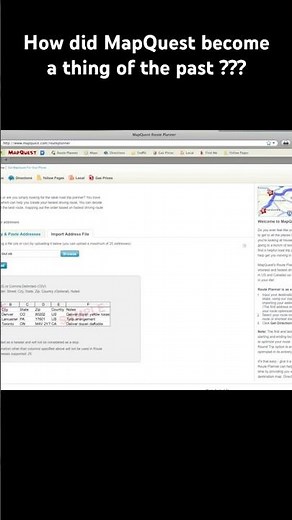Is MapQuest still in Business ??? #mapquest #maps #travel #gps