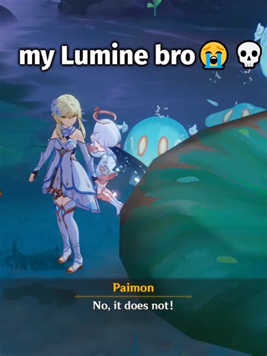 who spwan monsters close to quests :/ #genshinimpact #lumine #viral #fypシ #fyp