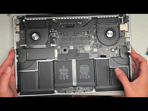 15" Retina MacBook Pro Mid 2015 A1398 Complete Disassembly Bare Keyboard Replacement Part 1 of 2