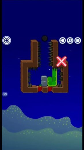 Game Name: Apple Worm. Level 30… I thought it was impossible 🤯