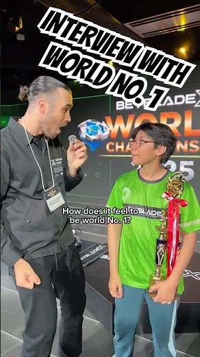 EXCLUSIVE INTERVIEW at the BEYBLADE X World Championship! #worldchampionship #exclusiveinterview