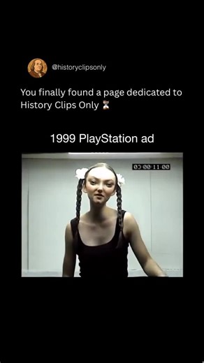 History Clips Only on Instagram: "In 1999, Sony released a surreal PlayStation advertisement that broke traditional marketing rules. The ad featured unsettling visuals, minimalist dialogue, and experimental camera work, reflecting late-1990s counterculture. Instead of gameplay, it sold mood and attitude, positioning PlayStation as rebellious, artistic, and different from competitors during gaming’s mainstream explosion worldwide era. Historically, the commercial symbolized Sony’s broader strateg