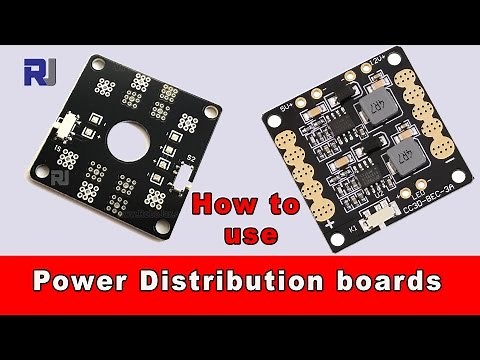 Drone Power Distribution board PDB explained