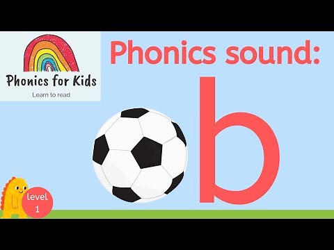 Phonics For Kids: b sound | Phonics Letter Sound b | Learn to read
