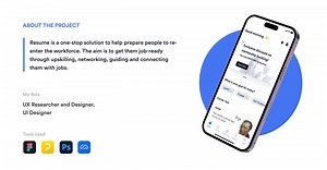 Resume - UX/UI Case Study