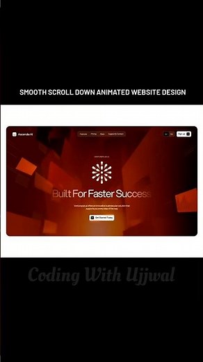 🔥 Smooth Scroll Down Animation | Elevate Your Website Design with CSS & JavaScript!