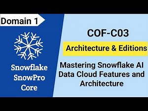 (UnOfficial) Tutorial for SnowPro Core Certification (COF-C03): Snowflake Architecture Explained!