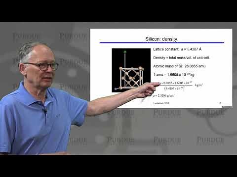 ECE Purdue Semiconductor Fundamentals L1.2: Materials Properties - Crystalline, Polycrystalline...