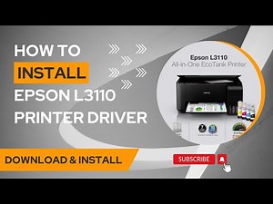 How to install Epson Eco Tank L3110 printer driver on Windows