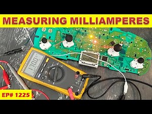 {1225} Measuring milliamperes current using digital multimeter