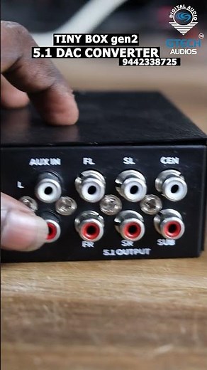 GTECH TINY BOX gen 2 😱|| 5.1 DAC || GTECH #gtech #gtechaudios #amplifier #dac #convert #audio #tech