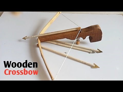 I Made a Powerful Wooden Crossbow from Scratch | Handmade DIY Weapon Craft