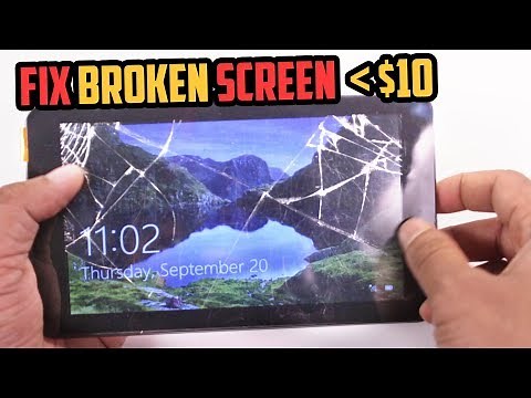 How to FIX a broken/ cracked tablet screen- CHEAP!!!