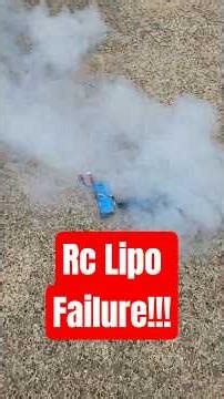 What happens when you're Rc lipo battery gets POPPED!!!